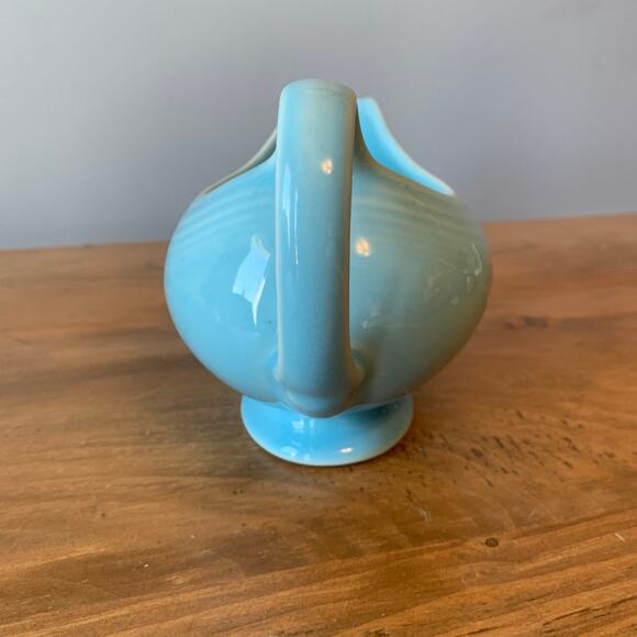 Fiesta Fiestaware Gravy Boat Sauceboat Sky Blue Homer Laughlin USA - Picture 5 of 11